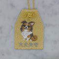 コリー　シェルティ『大丈夫守』｜生きもの刺繍のお守り