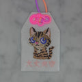 キジネコ『大丈夫守』｜生きもの刺繍のお守り