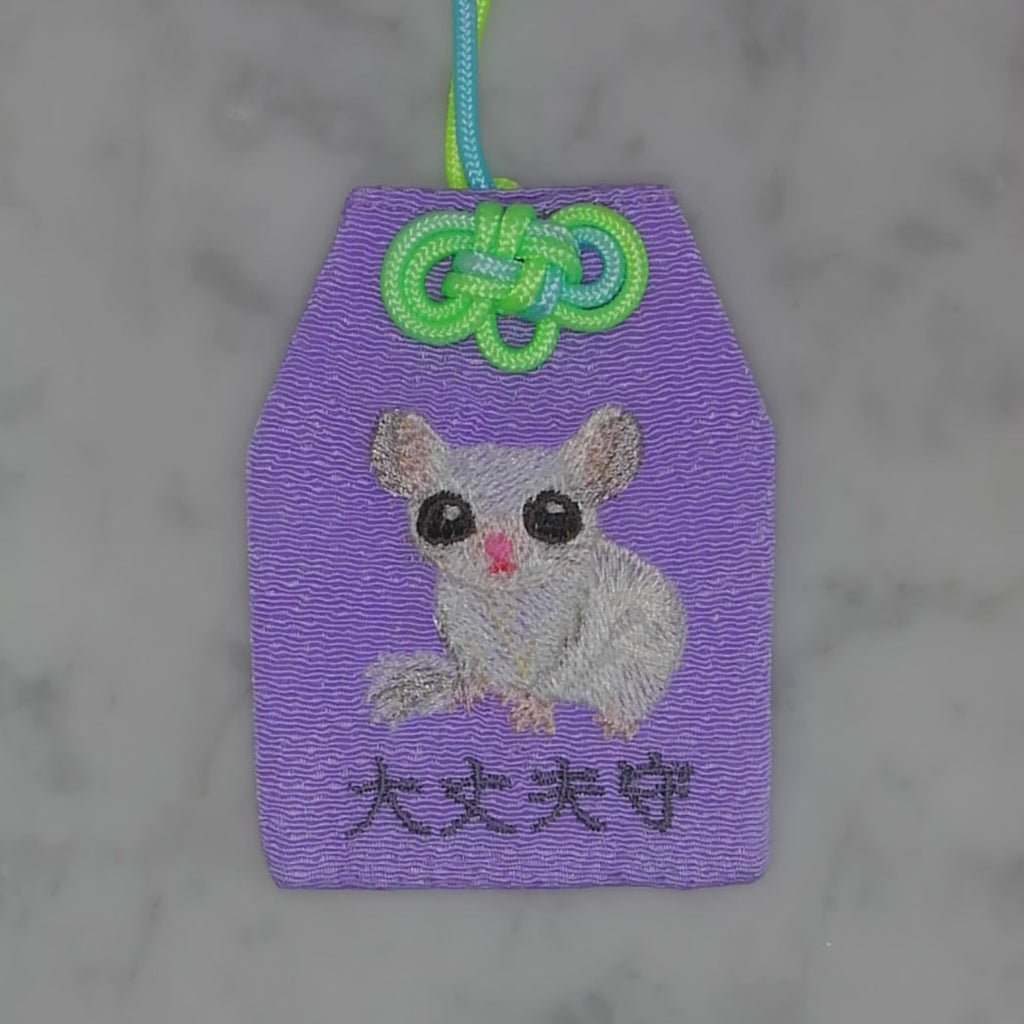 Flying Squirrel "Protection" | Embroidered Animal Amulet