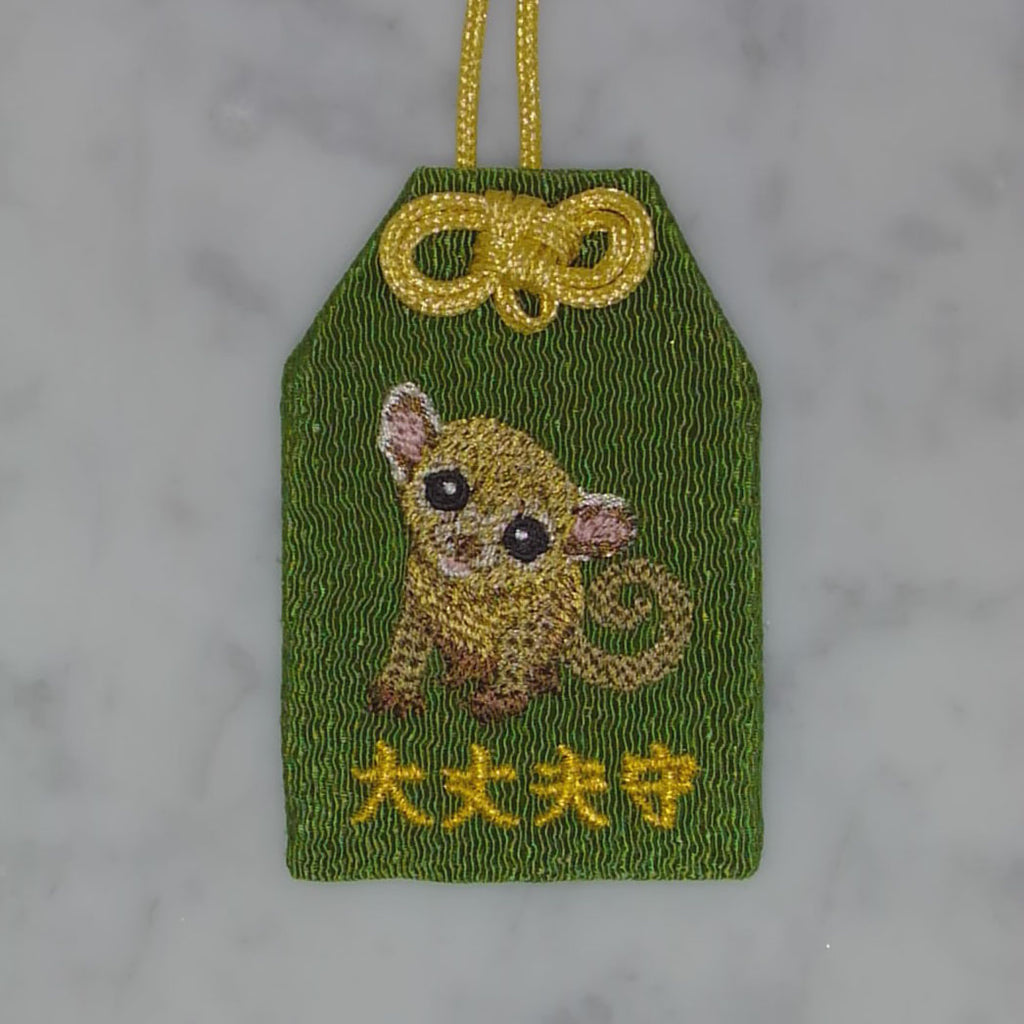 キンカジュー『大丈夫守』｜生きもの刺繍のお守り