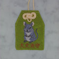 デグー『大丈夫守』｜生きもの刺繍のお守り