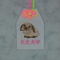 Lop-eared Rabbit "Protection" | Amulet with Embroidered Animals
