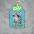アメリカンショートヘア『大丈夫守』｜生きもの刺繍のお守り